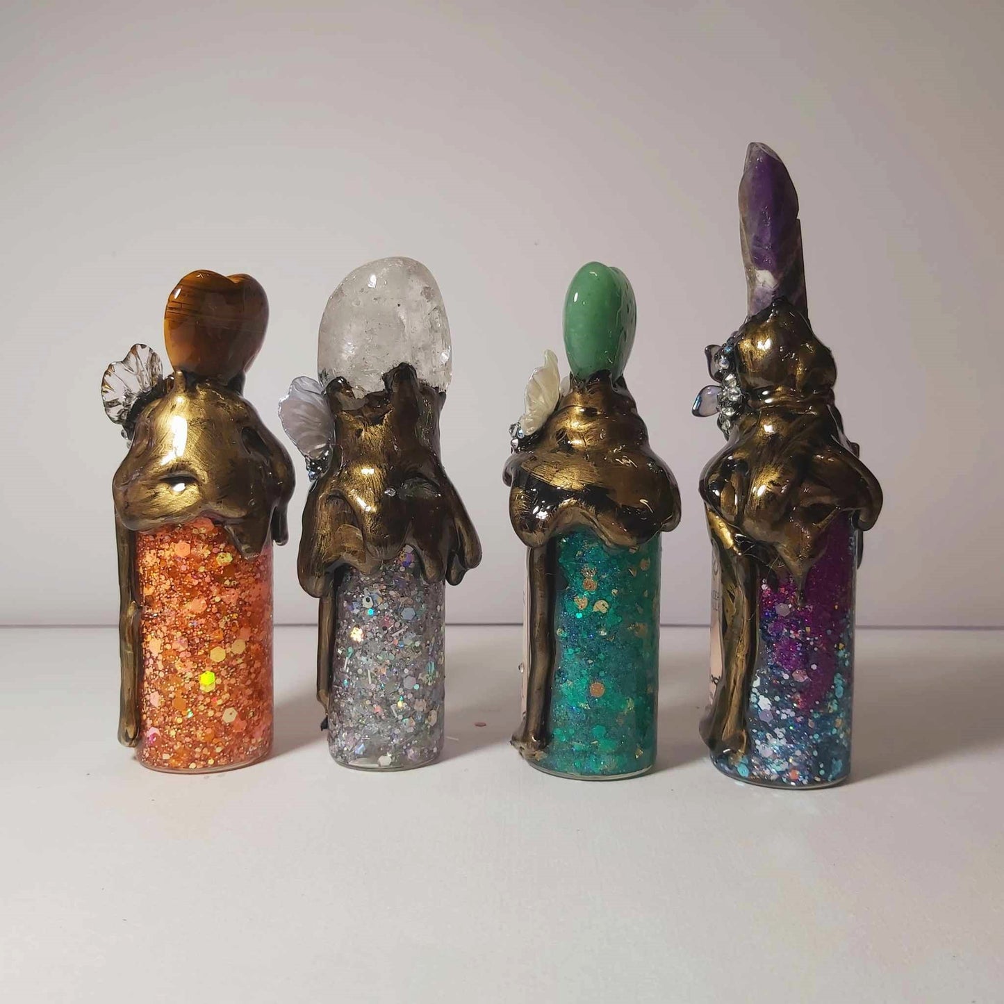 Spiritual & Divination Mini Spell Potion Altar Bottles (4 pack) WRT12