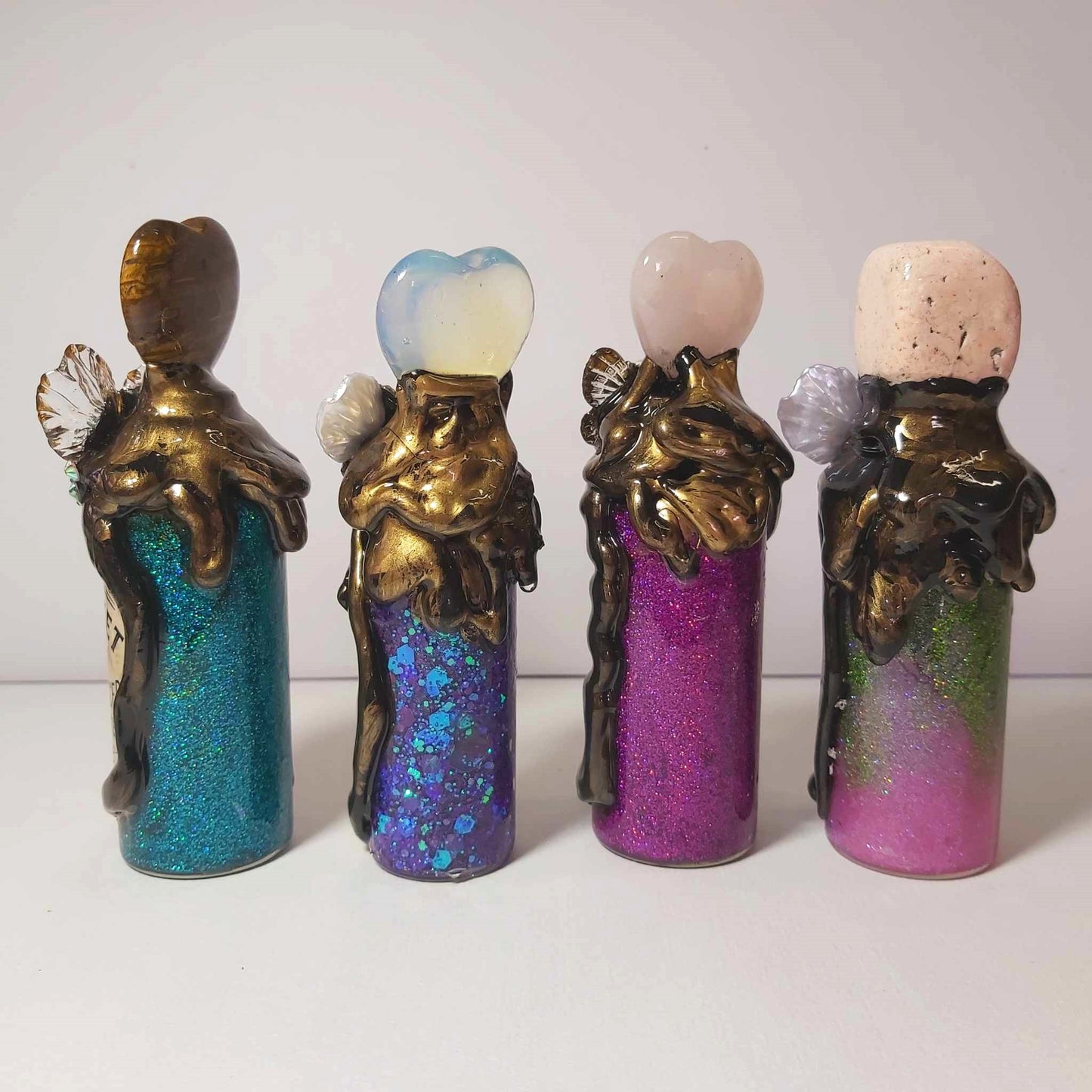 Spiritual & Divination Mini Spell Potion Altar Bottles (4 pack) WRT3