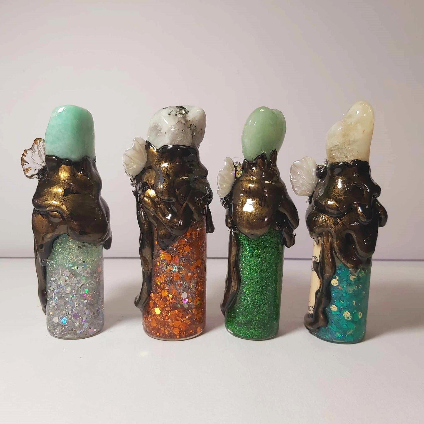 Spiritual & Divination Mini Spell Potion Altar Bottles (4 pack) WRT6