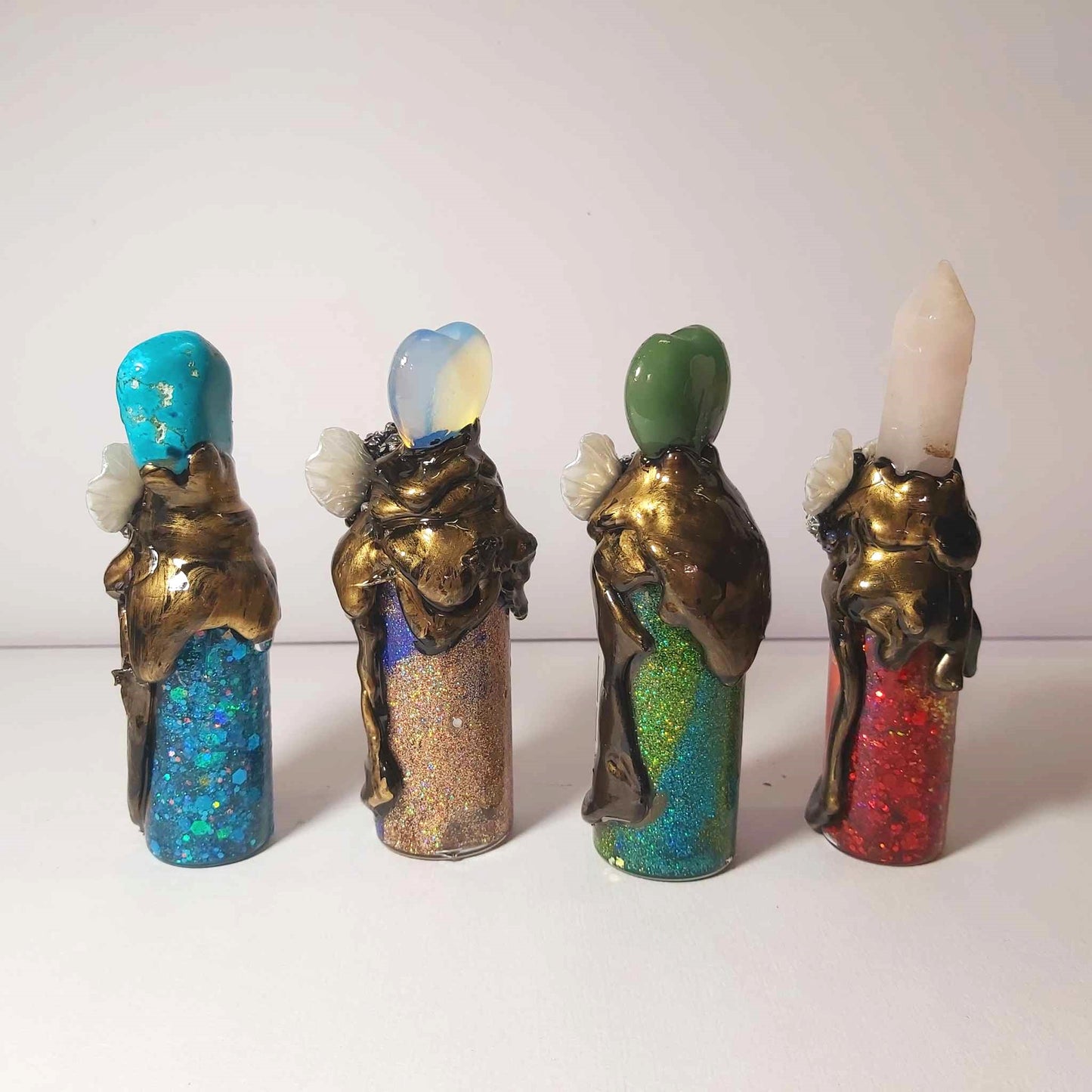 Spiritual & Divination Mini Spell Potion Altar Bottles (4 pack) WRT9