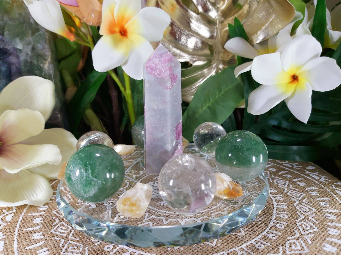 Divine Personal Power Crystal Grid Including 13 Crystals (#4)