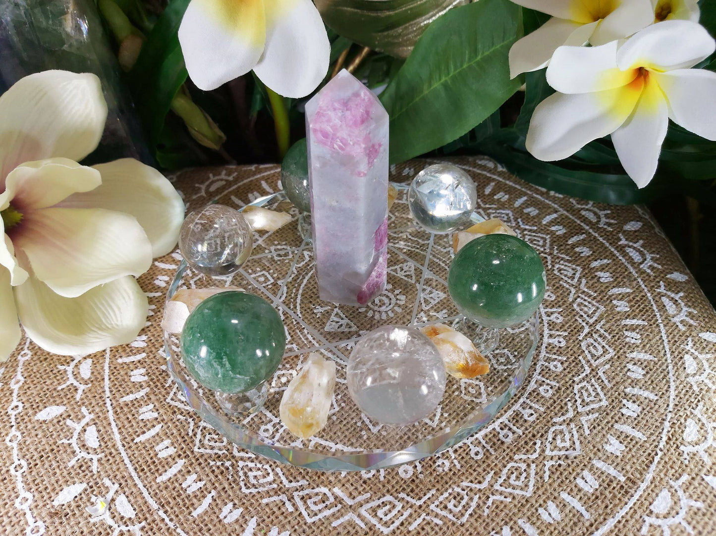 Divine Personal Power Crystal Grid Including 13 Crystals (#4)