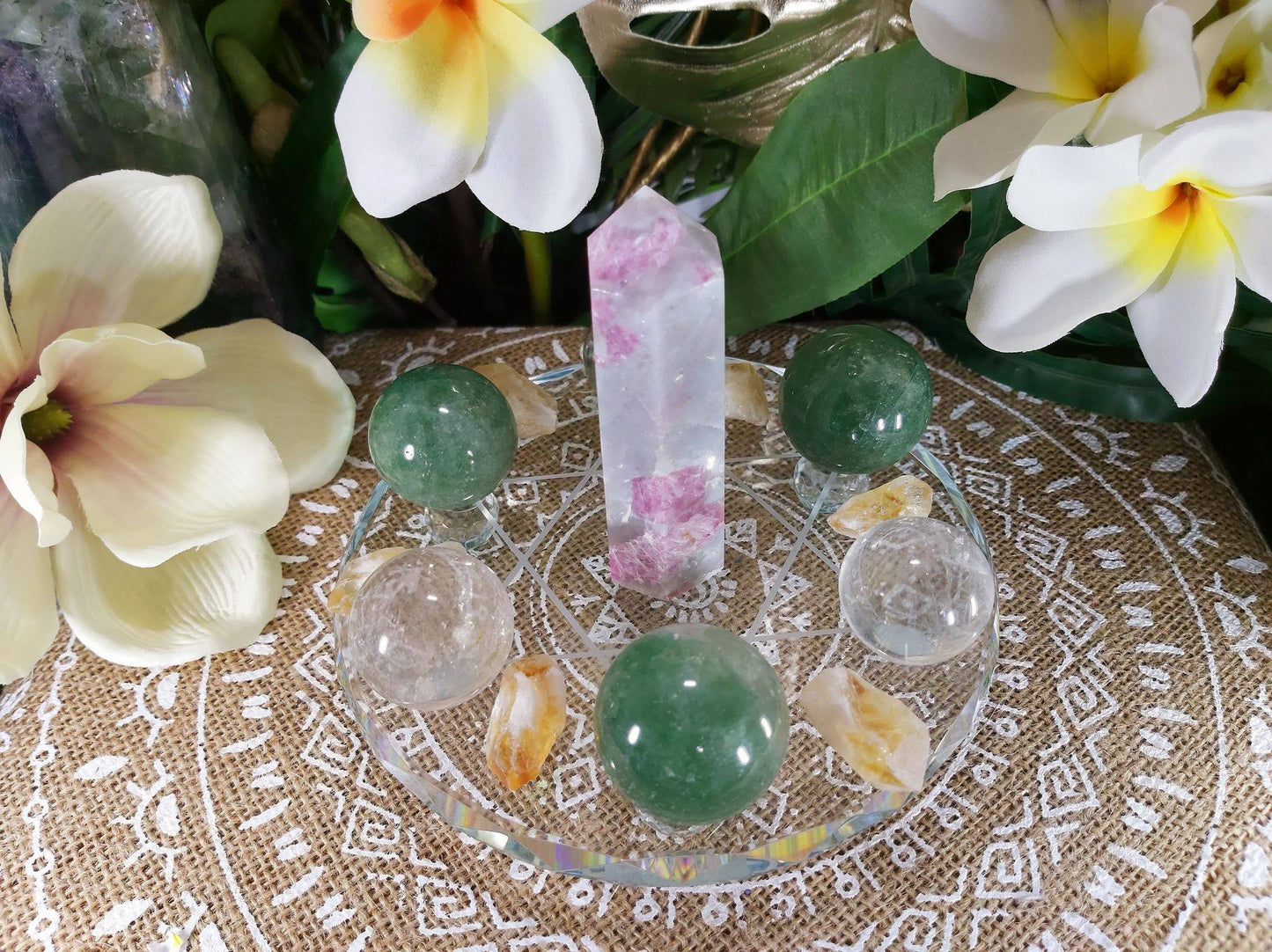 Divine Personal Power Crystal Grid Including 13 Crystals (#4)