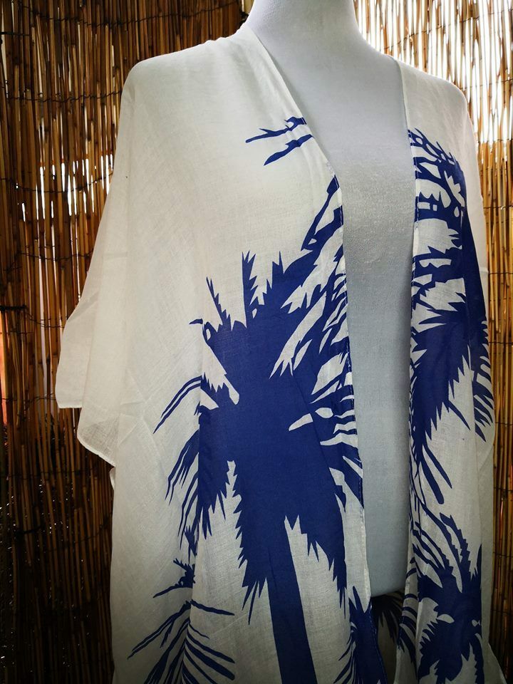 Relax Fitting Polynesian Kimono Jacket One Size Fits All 14 to 20
