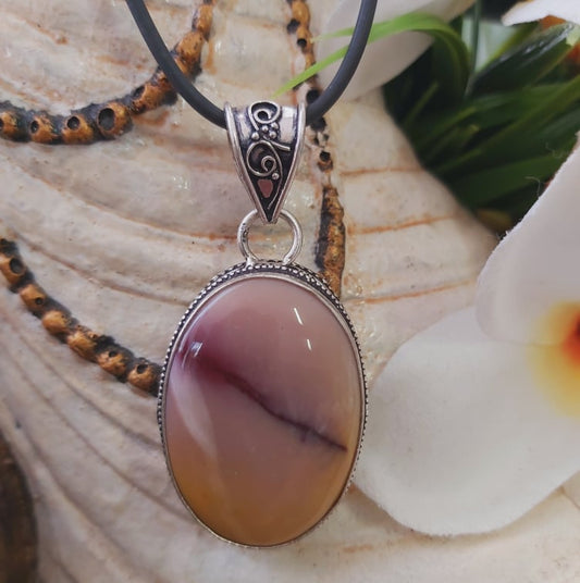 Mookaite Decision Making Gemstone Pendant (E1809)