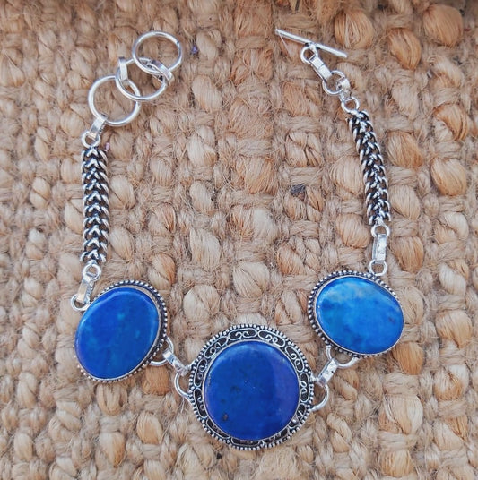 Lapis Lazuli Inner Vision Bracelet 23 cm (E1941)