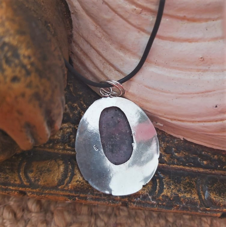 Rhodonite Self Worth Gemstone Pendant (E2105)