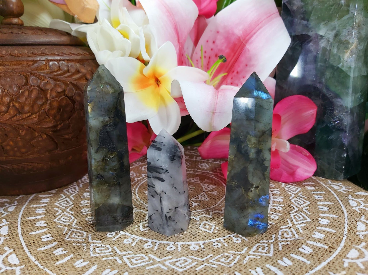 Psychic Protection & Self-Discovery Crystal Pack Of 3 (#2)