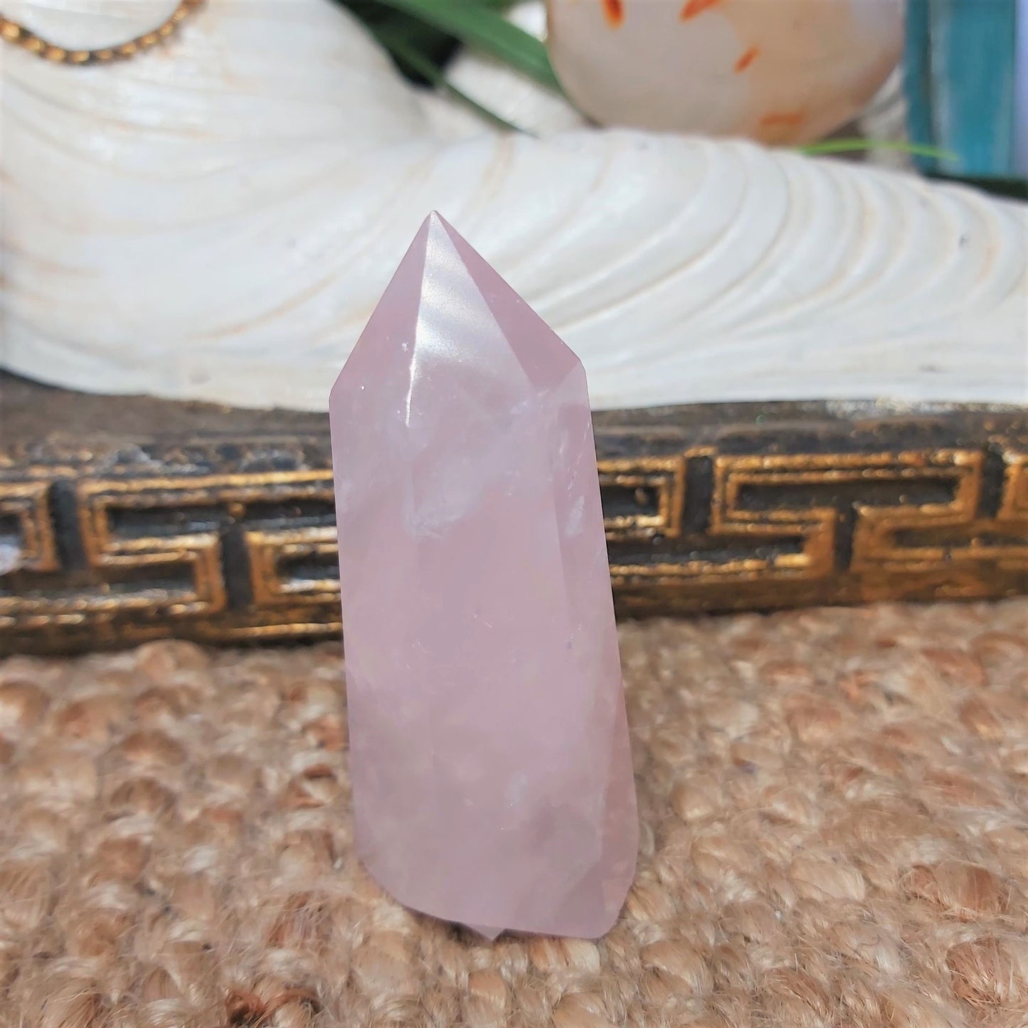 Rose Quartz Crystal 76 gms (GEM108)