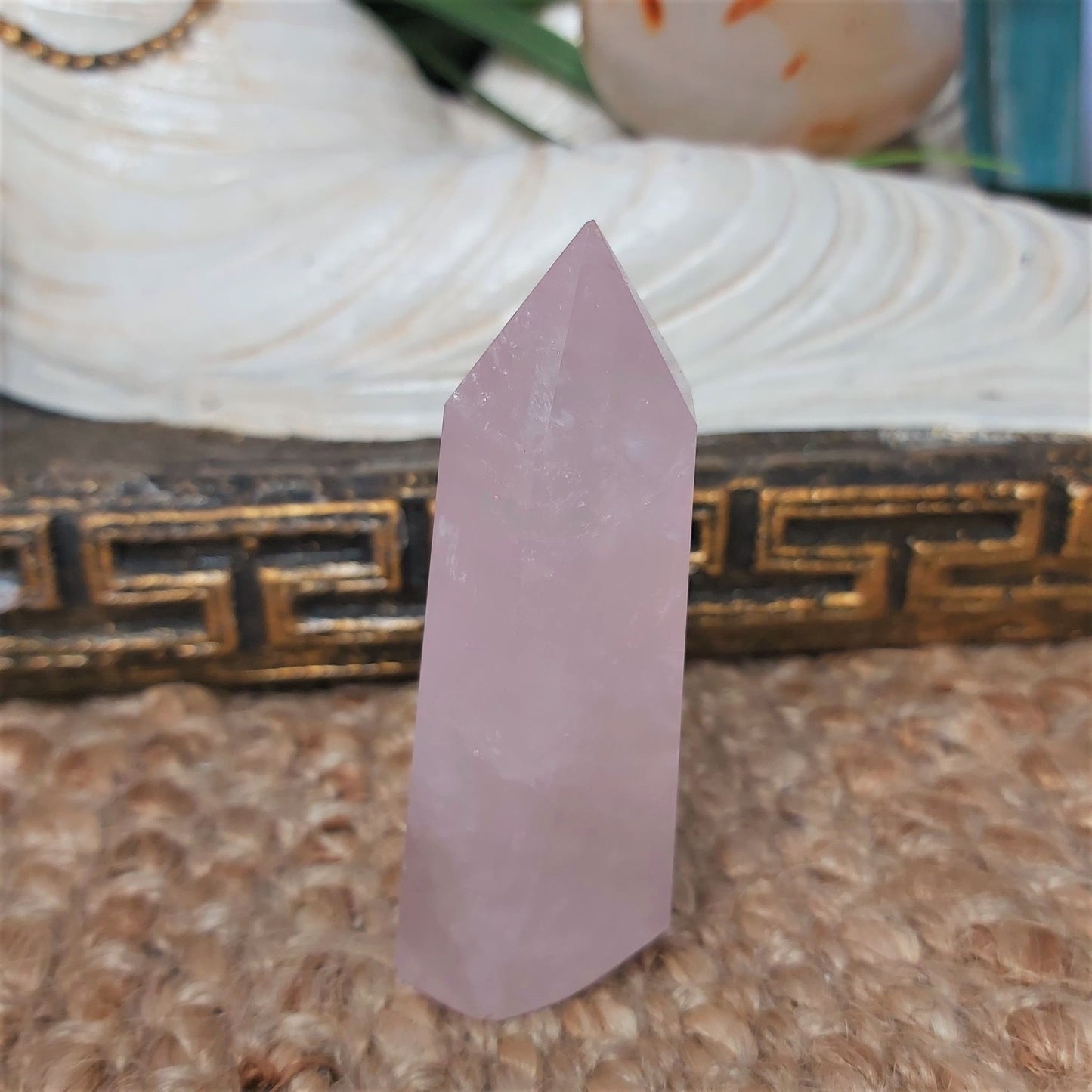 Rose Quartz Crystal 76 gms (GEM108)