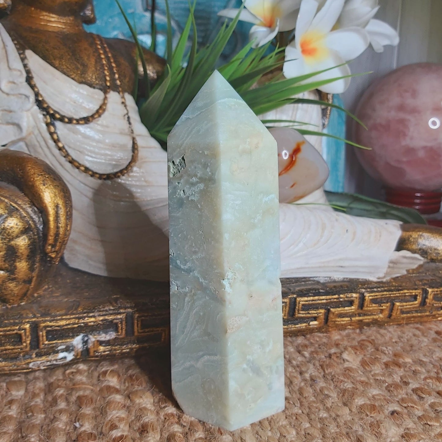 Caribbean Calcite Third Eye 654 gms (GEM114)