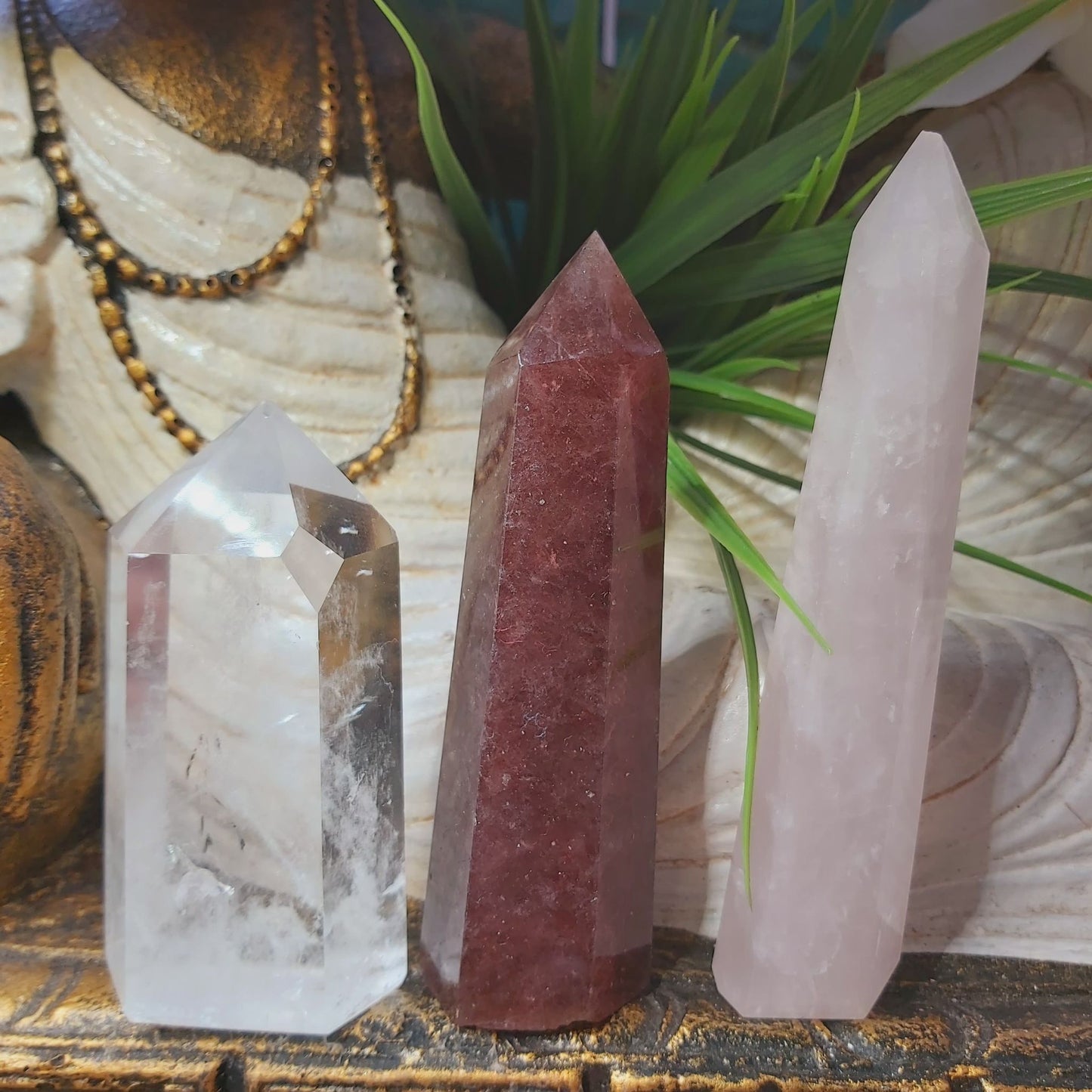 Divine Quartz Crystal Points 338 gms (GEM182)