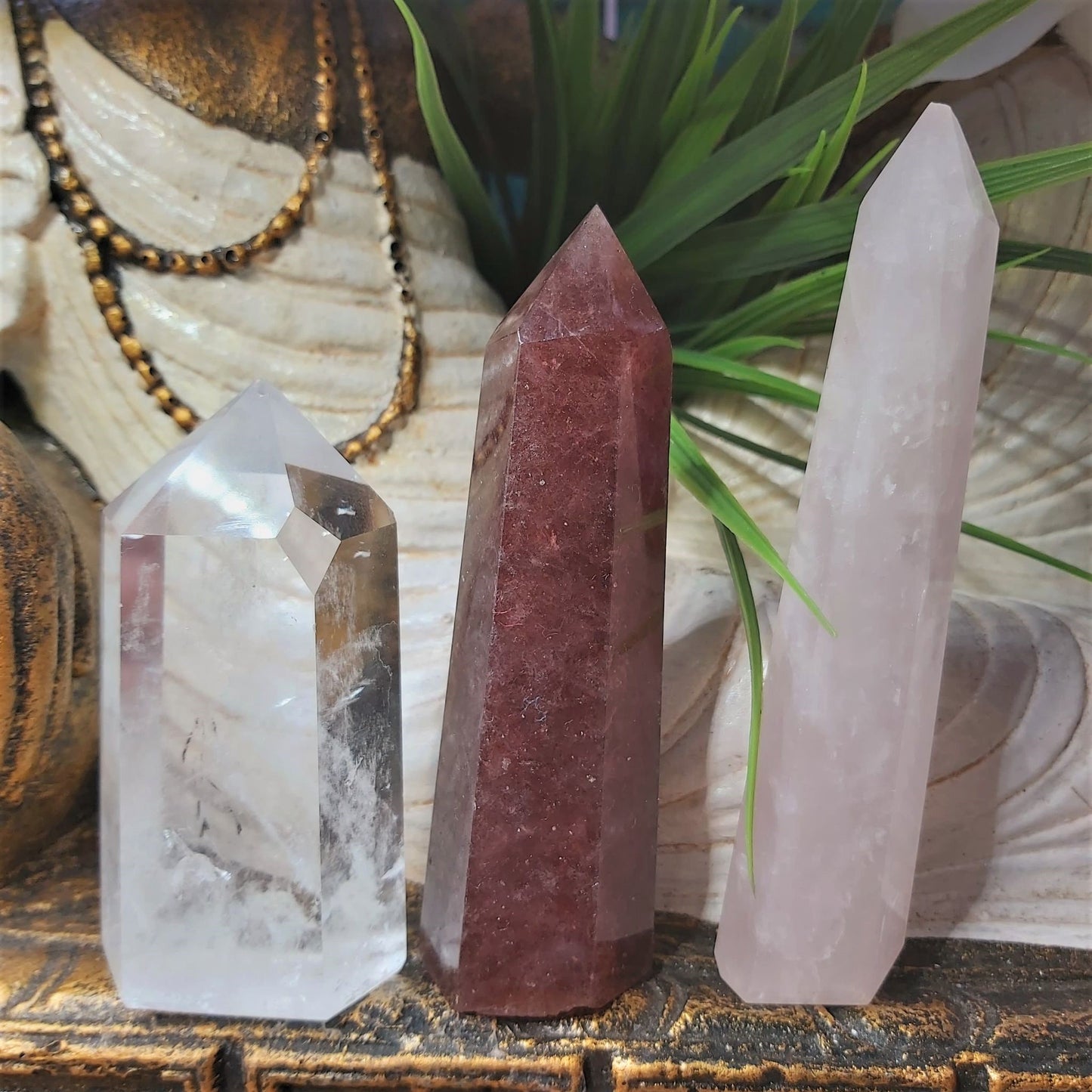 Divine Quartz Crystal Points 338 gms (GEM182)