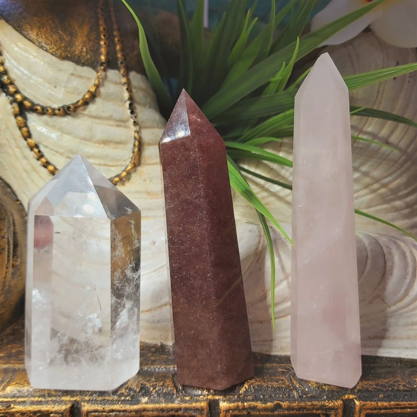 Divine Quartz Crystal Points 338 gms (GEM182)