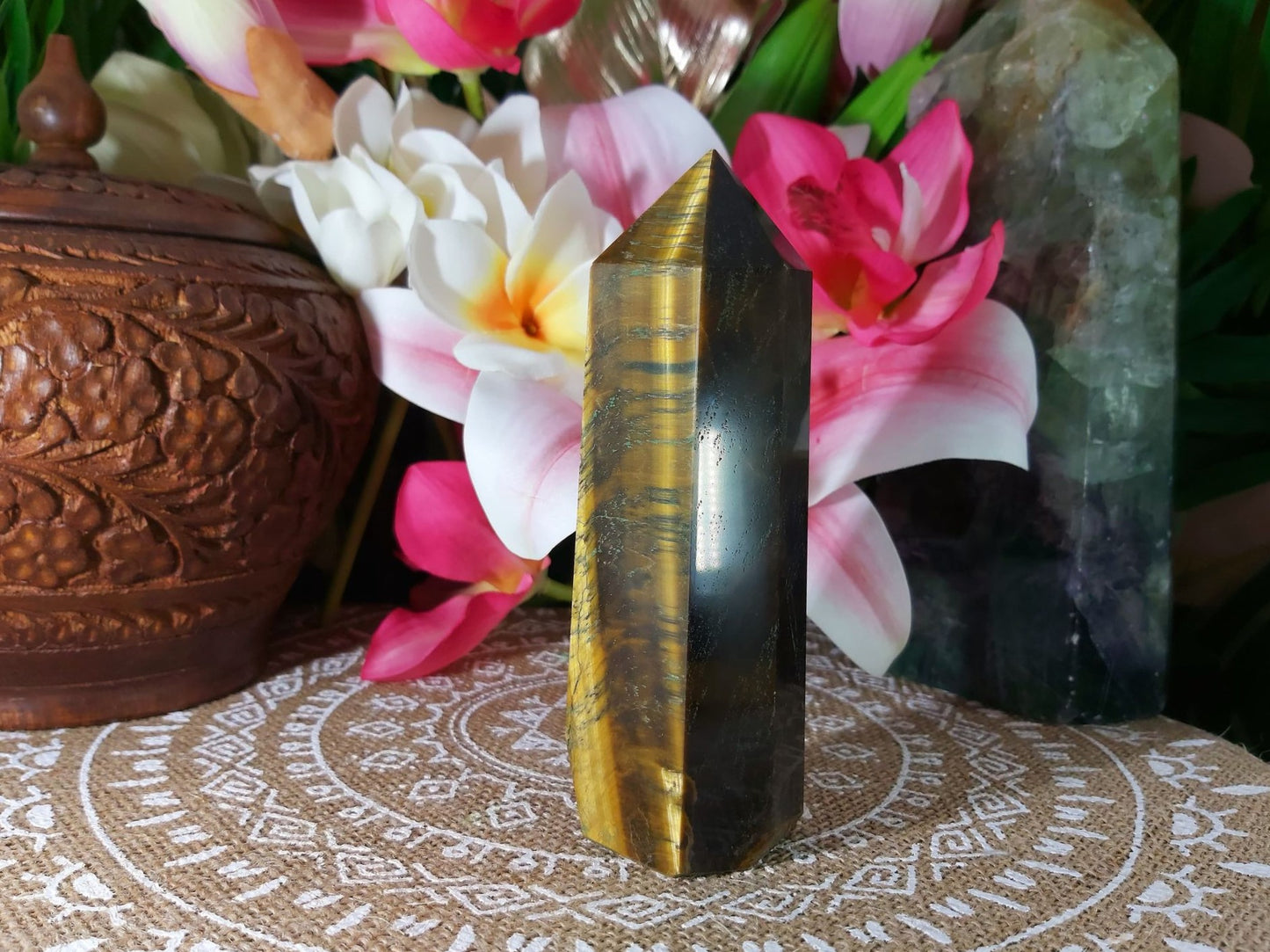 Tiger Eye Crystal 343 gms (GEM2)