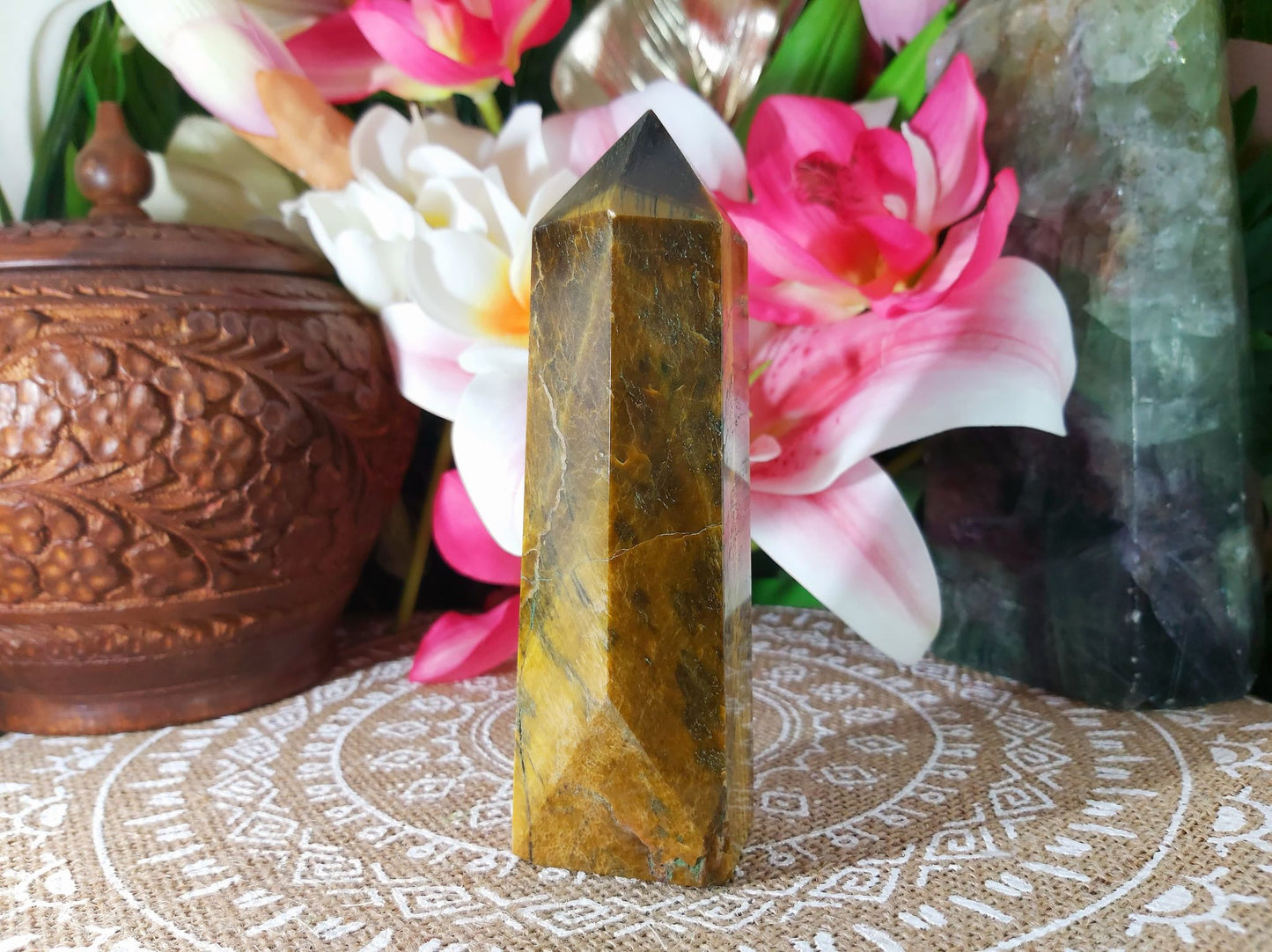 Tiger Eye Crystal 343 gms (GEM2)