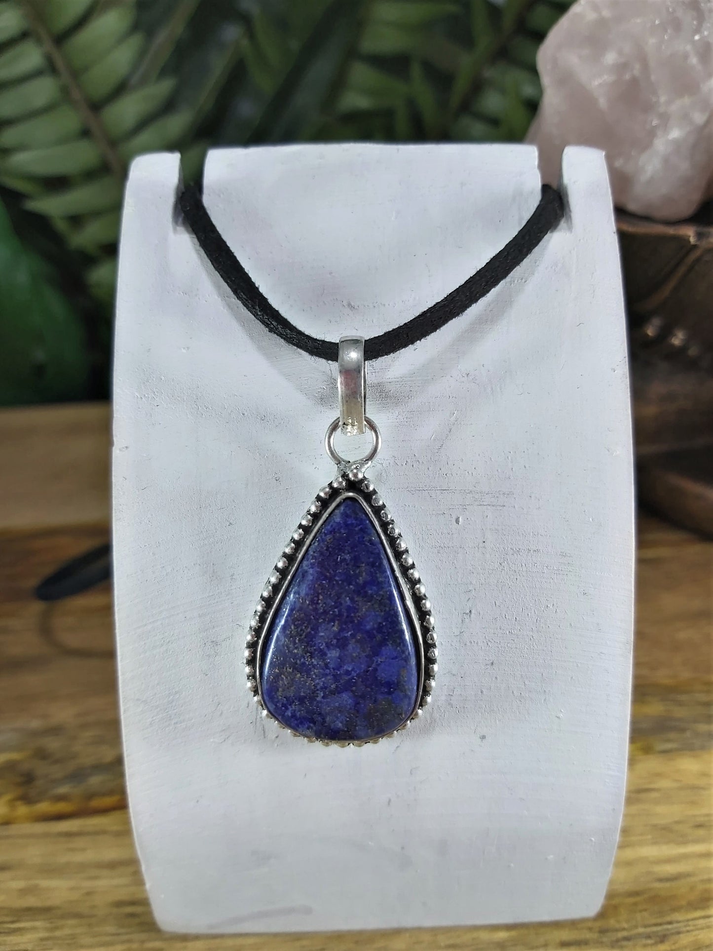 Lapis Lazuli Pendant 925 Sterling Silver Plated (JPLL11)